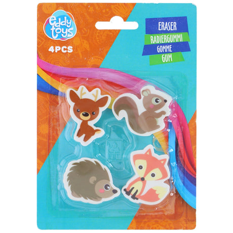 Viskelærsett 4pk | Eddy Toys