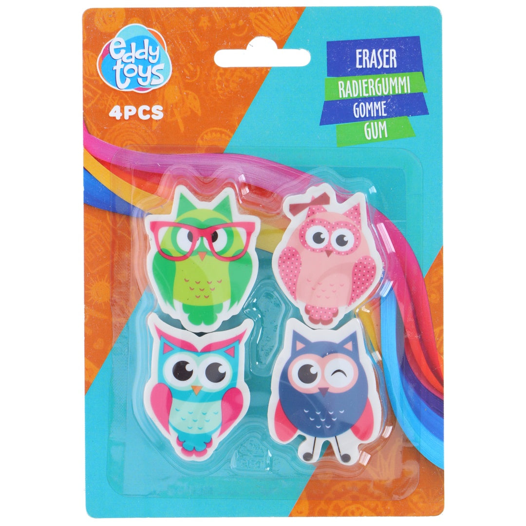 Viskelærsett 4pk | Eddy Toys