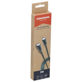 USB-C-til-USB-C Kabel 2m Sort | Grundig