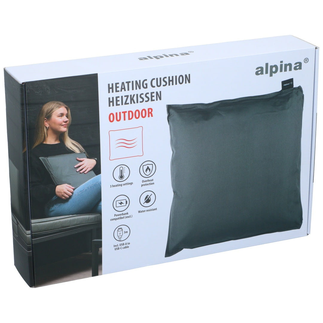 Alpina Varmepute Oppladbar 45x45cm | Flere Farger