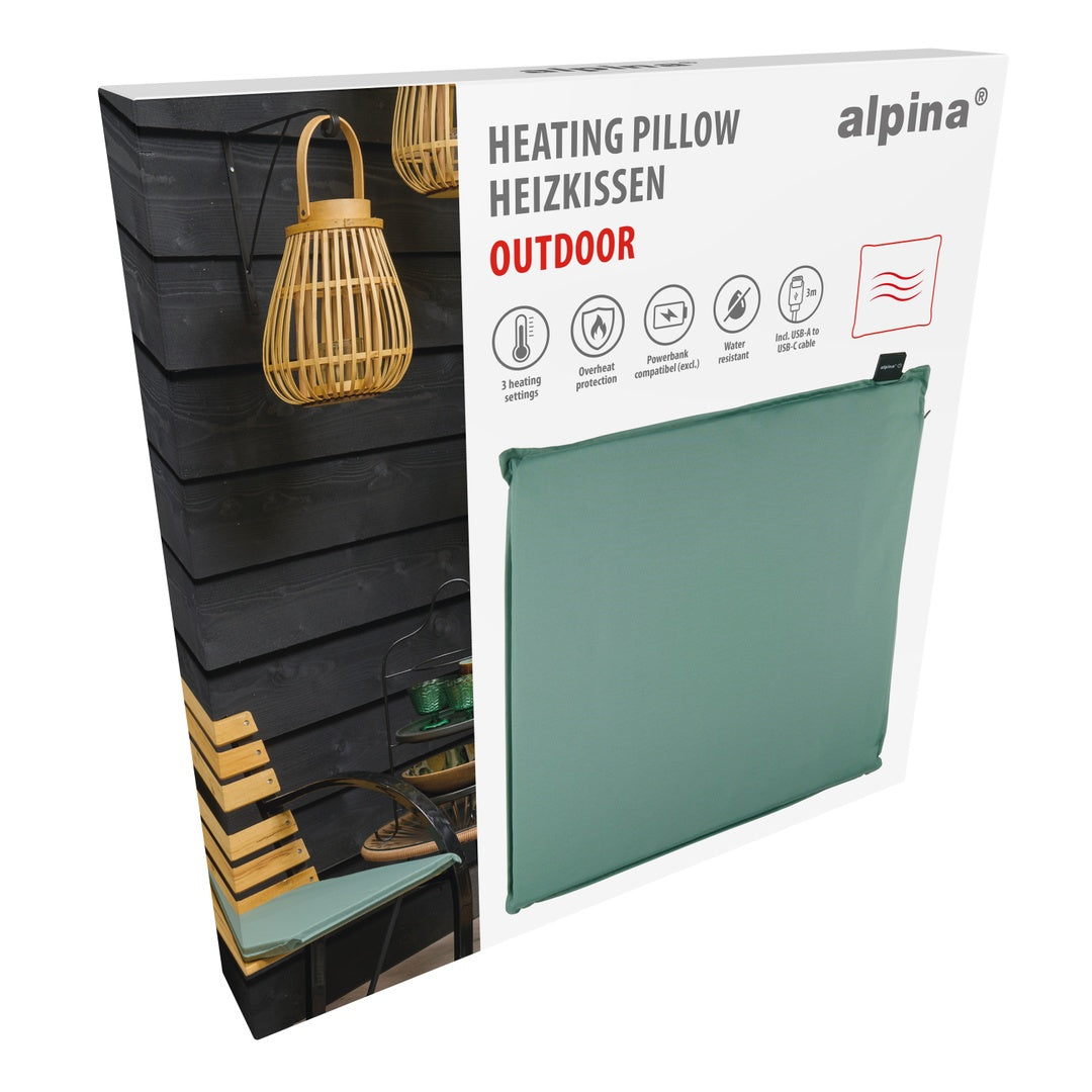 Alpina Varmepute Oppladbar 45x45cm | Flere Farger