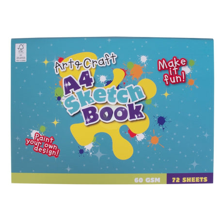 A4 Tegneblokk 72 ark | Art & Craft