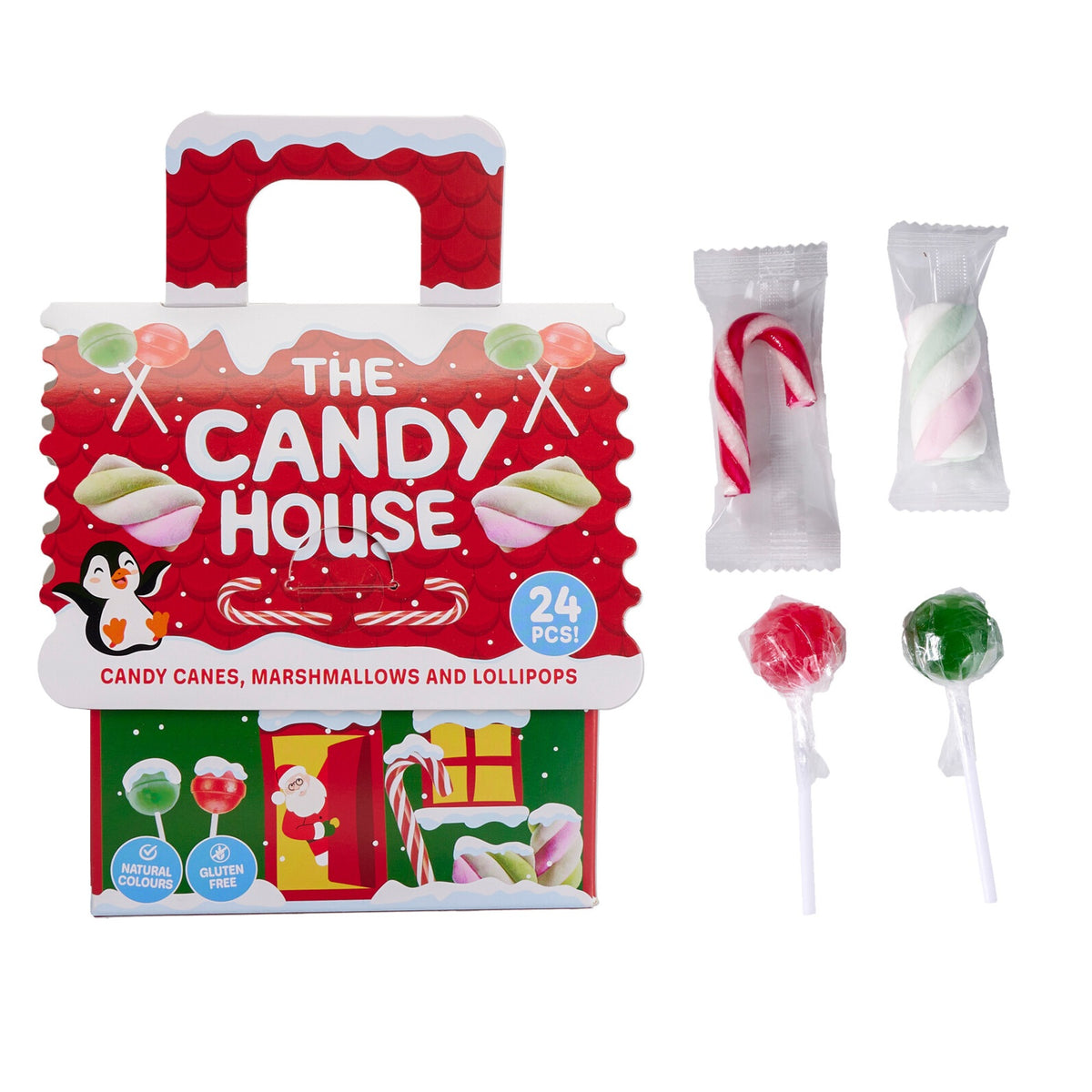 Becky's The Candy House Julegodteri 24 Deler | 120g
