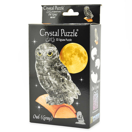 Crystal Puzzle Ugle 42 Deler | 3D Puslespill