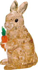 3D Crystal Puzzle Brun Kanin | 41 Deler