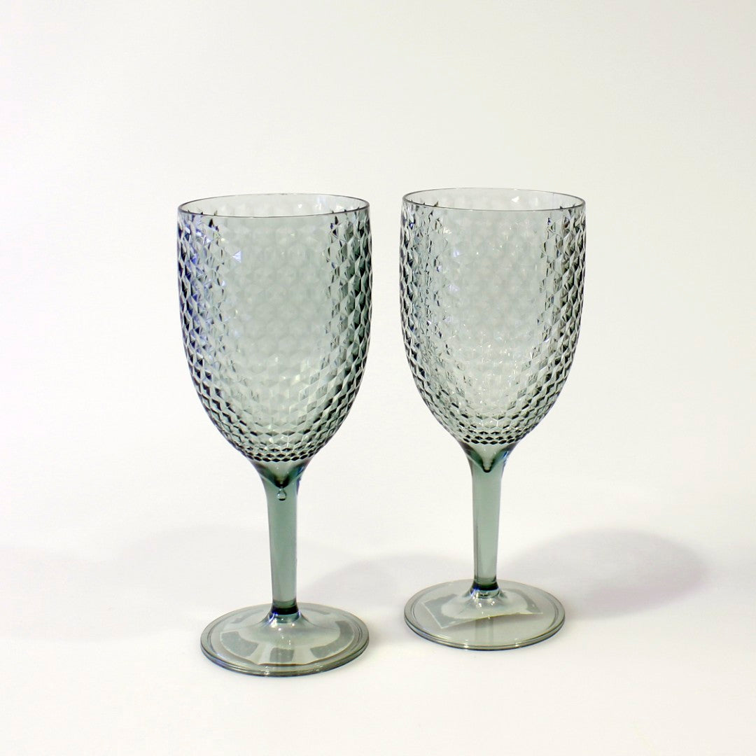 Vinglass Plast 370ml | Gjenbrukbart Sotet Glass
