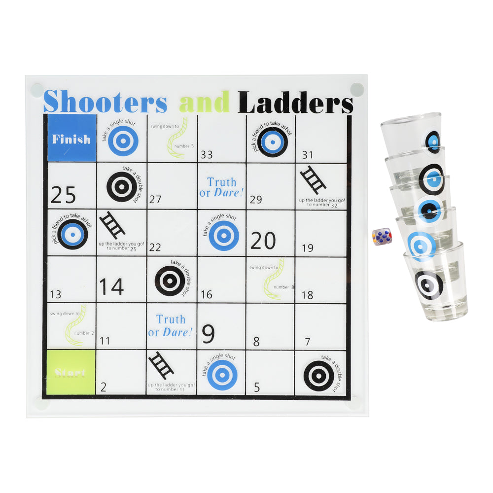 Shots and Ladders Drikkespill med 5 Shotglass