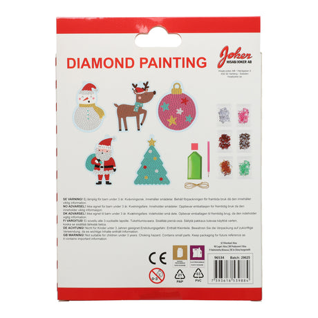 Christmas Diamond Painting Kit | 5 Julemotiv