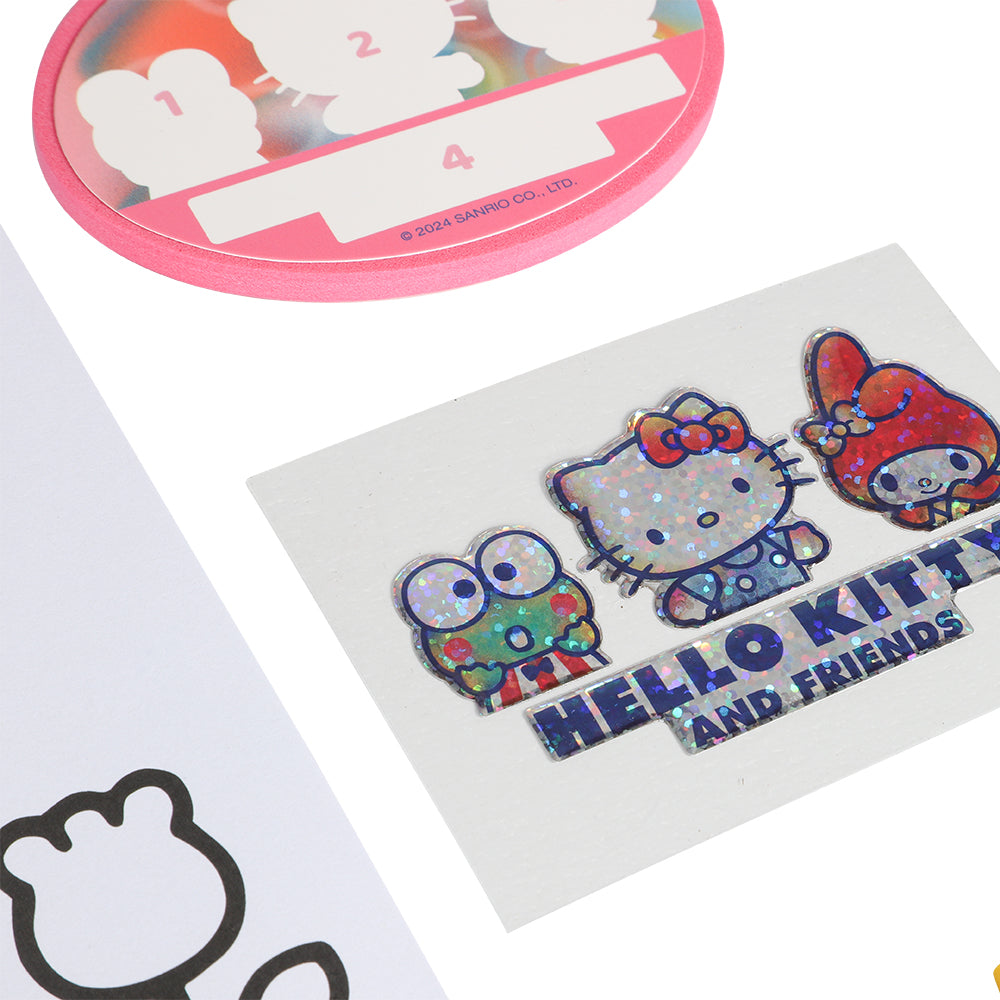 Hello Kitty Aktivitetsblokk med Fargestifter og Nøkkelring