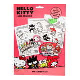 Hello Kitty Aktivitetsblokk med Fargestifter og Nøkkelring