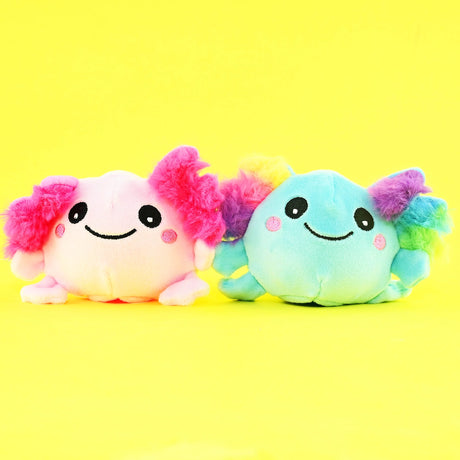Plysj Squeeze Axolotl med Vannperler | 2 Farger