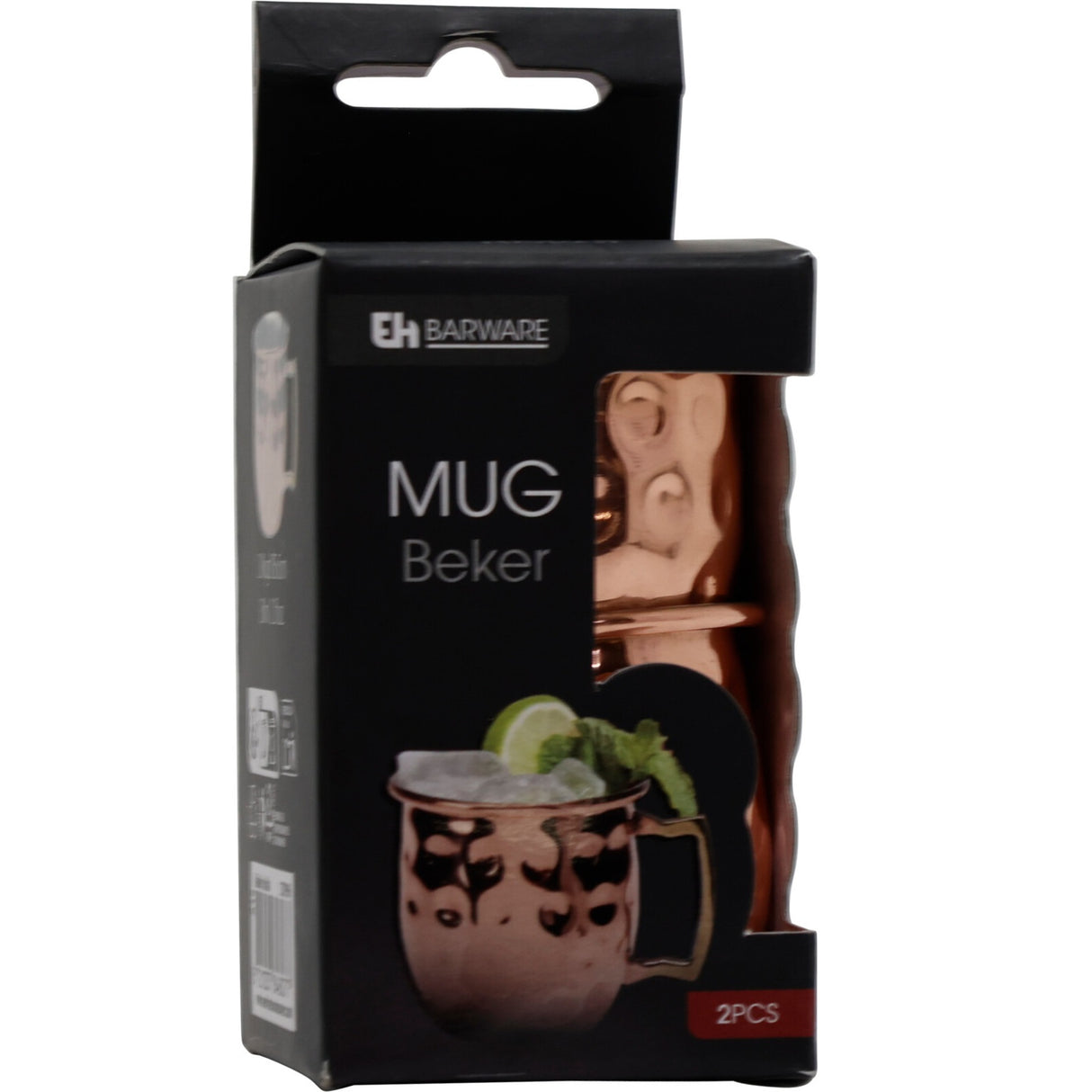 Excellent Houseware | Mini Moscow Mule Kopper Sett 30ml