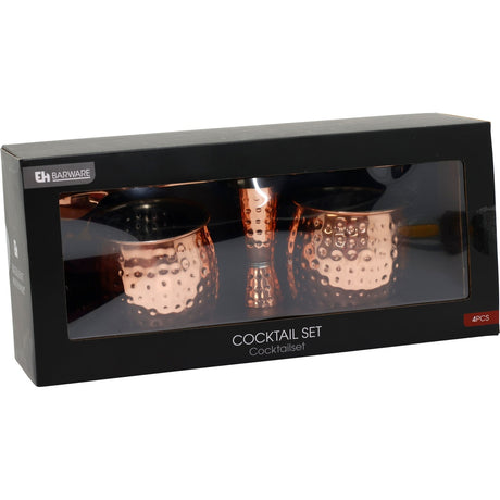 Moscow Mule Cocktailsett 4-deler | Excellent Houseware