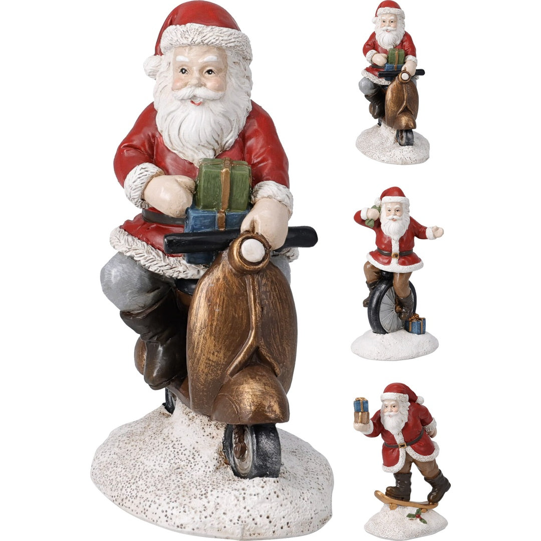 Nissefigurer i Polystone med Tre Design | 16cm