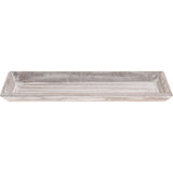 Trefat med Hvitvask | Dekor 40x14 cm