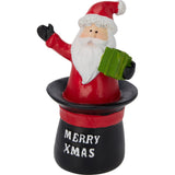 Julefigurer i polyresin 7x4x10cm | 4 varianter