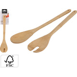 Salatserveringssett i Bambus 2 deler | Excellent Houseware