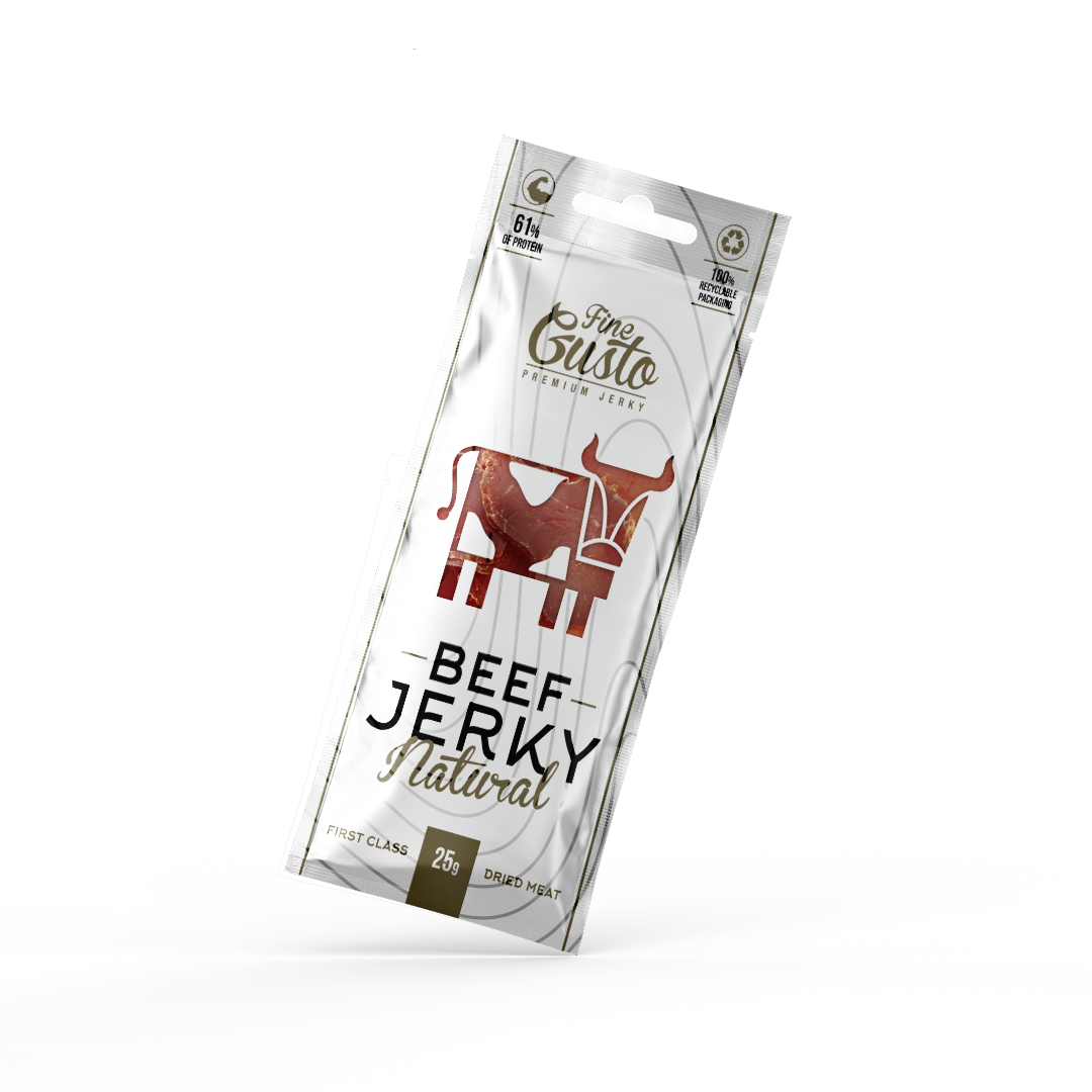 Fine Gusto Beef Jerky Natural 100g