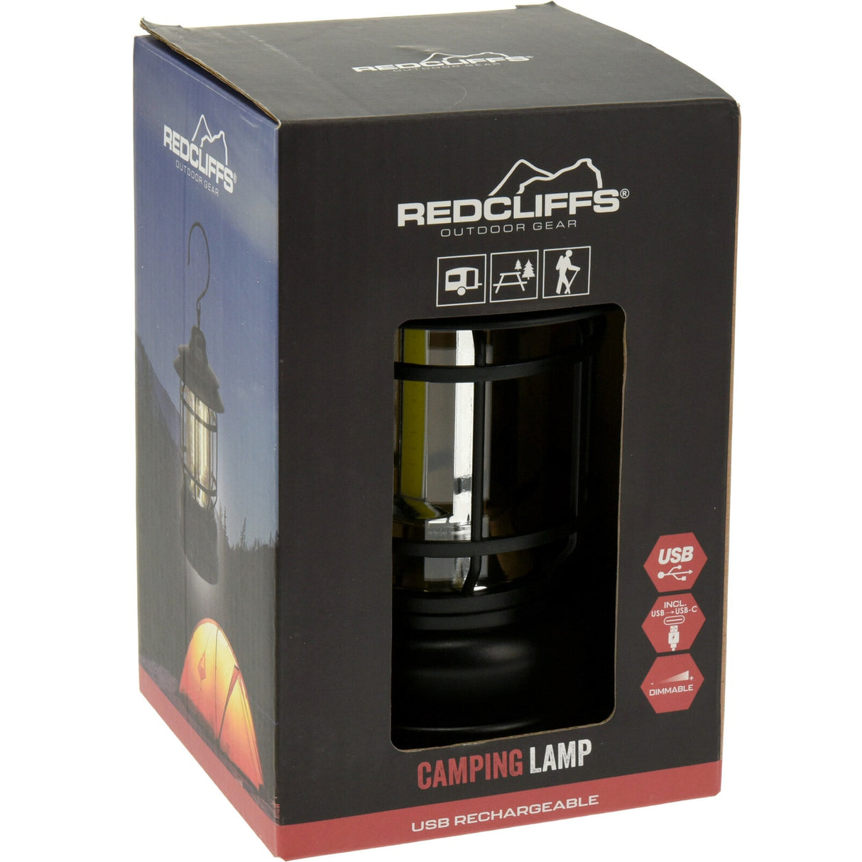 Redcliffs | Oppladbar Campinglampe