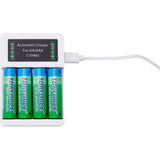 Batterilader for AA og AAA batterier | Uten batterier