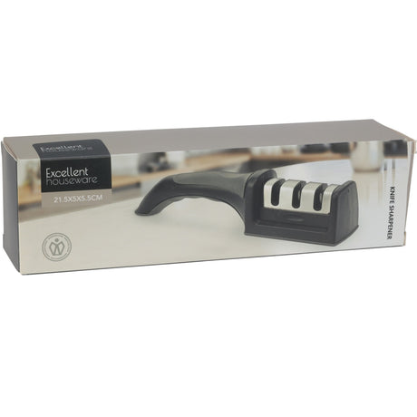 Excellent Houseware | Knivsliper med 3 Slipehull