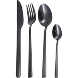 Bestikksett sort 16 deler | Excellent Houseware