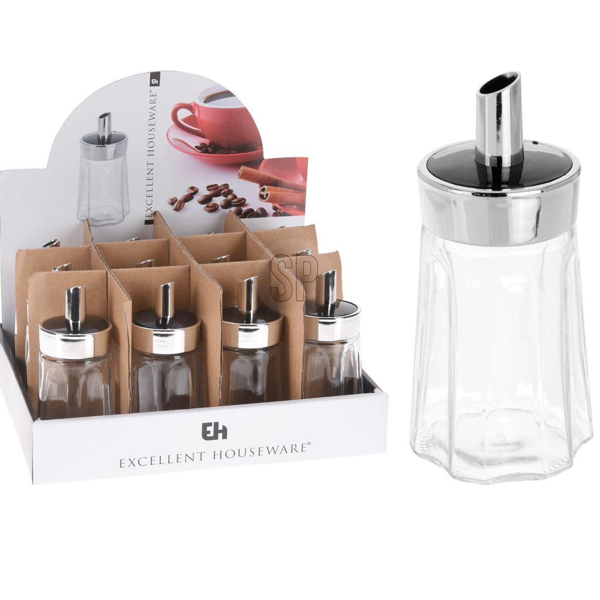 Excellent Houseware | Sukkerdispenser i glass 175 ml
