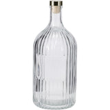Glassflaske med Riller 1L | Excellent Houseware