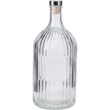 Glassflaske med Riller 1L | Excellent Houseware
