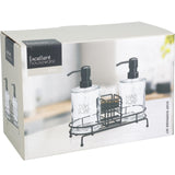 Excellent Houseware | Sett med 3 såpedispensere