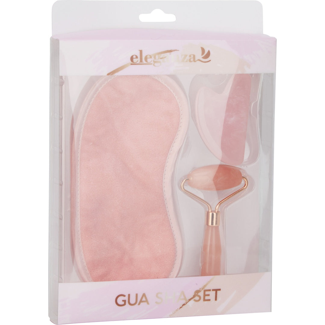 Gavesett 3 deler rosa | Eleganza