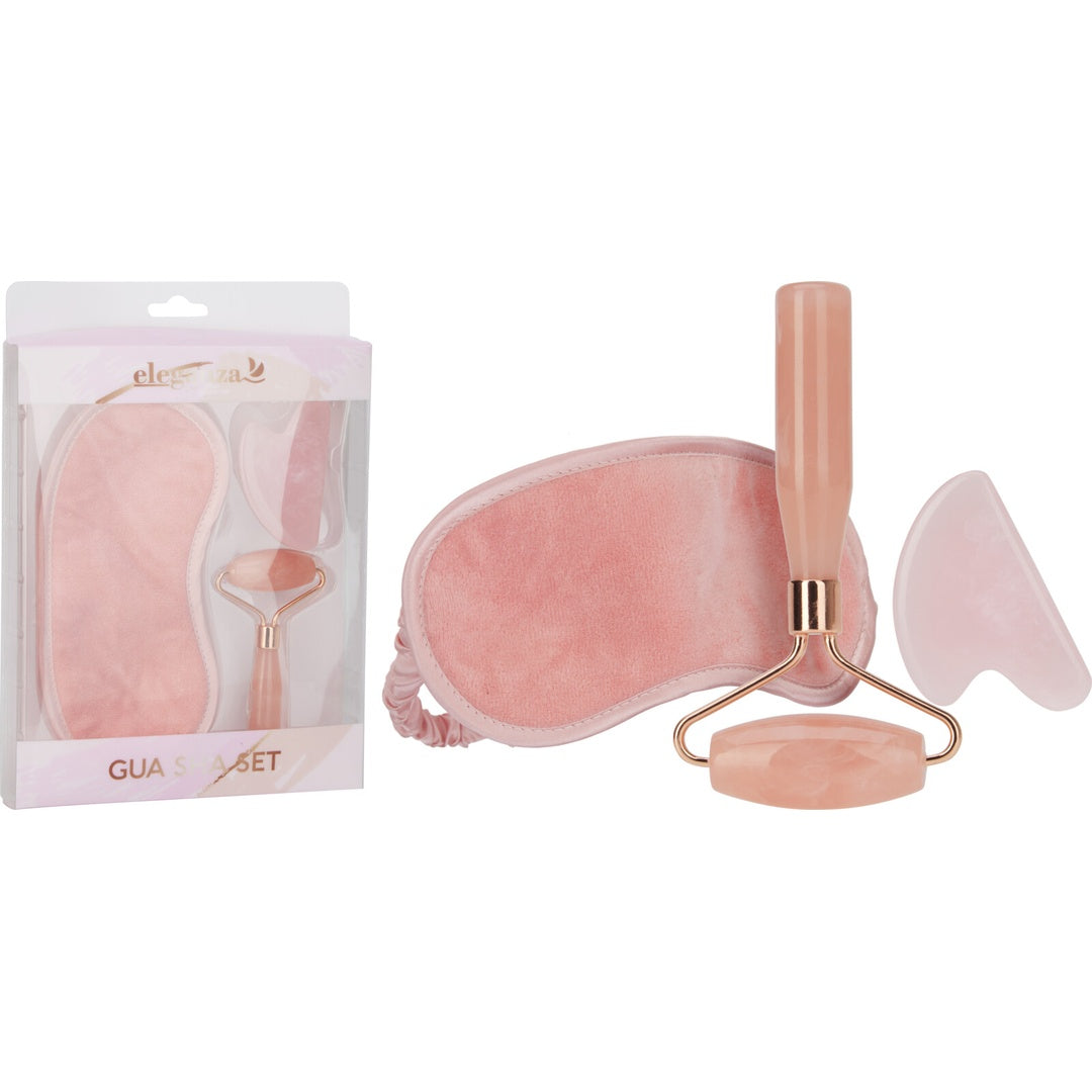 Gavesett 3 deler rosa | Eleganza