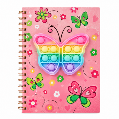 Paper Jam Pop-It Notatbok A5 | 80 Linjerte Ark | Velg Design