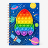 Paper Jam Pop-It Notatbok A5 | 80 Linjerte Ark | Velg Design