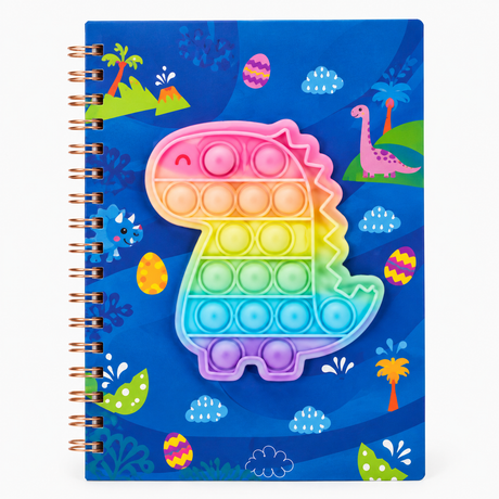 Paper Jam Pop-It Notatbok A5 | 80 Linjerte Ark | Velg Design