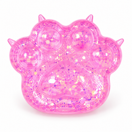 Squeeze Sugar Kattepote med Glitter | Velg Farge