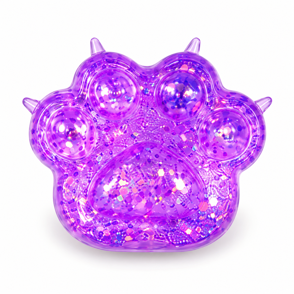 Squeeze Sugar Kattepote med Glitter | Velg Farge