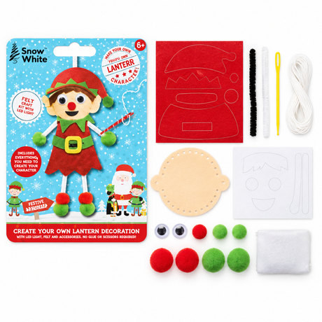 Lag Din Egen Julefigur | Velg Snømann, Julenisse eller Alv