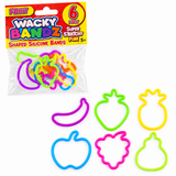 Jumbo Wacky Bandz Figurarmbånd 6pk | Velg Variant | Wizz Toys