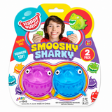 Smooshy Sharky Klemmehaier 2pk 6cm | Velg Farge