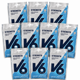 Datodeal- V6 Strong Teeth tyggegummi søt mentol 10x30g | Storpakk