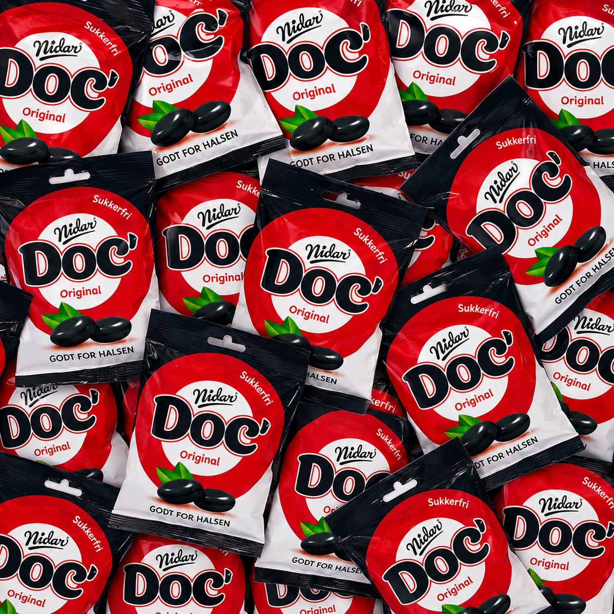 Doc Original Sukkerfri 24x50g | Storpakk | Halspastiller