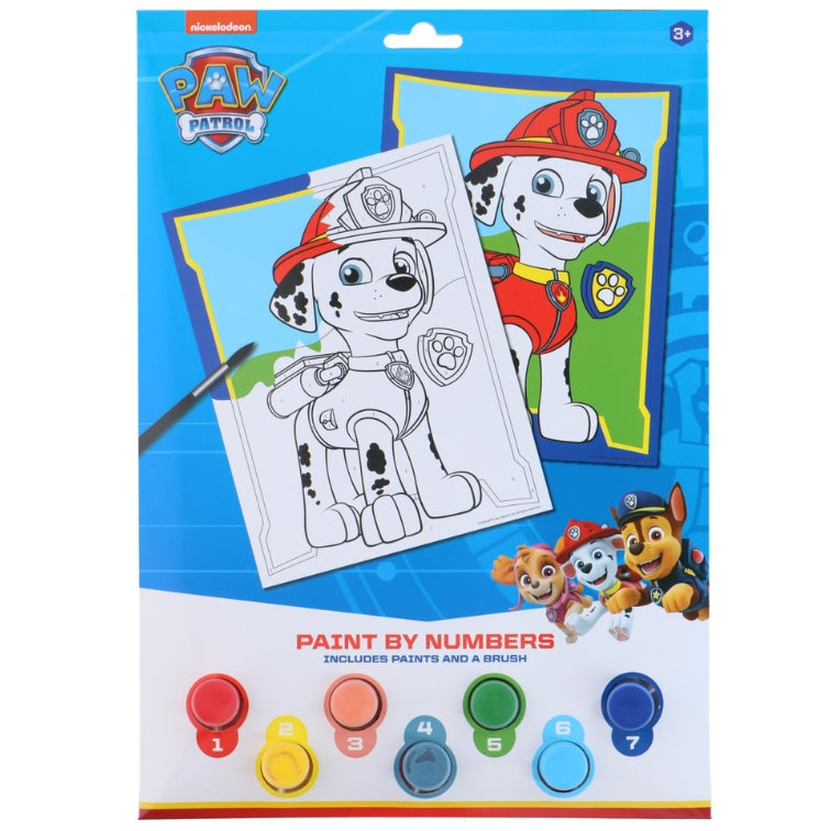 Paw Patrol Paint by Number | 4 variations