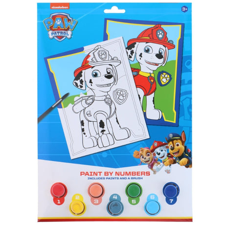 Paw Patrol Paint by Number | 4 variations