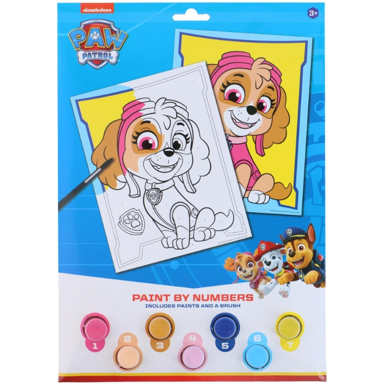 Paw Patrol Paint by Number | 4 variations