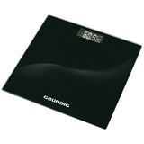 Grundig Kroppsvekt Glass Sort | Digital Vekt 180kg