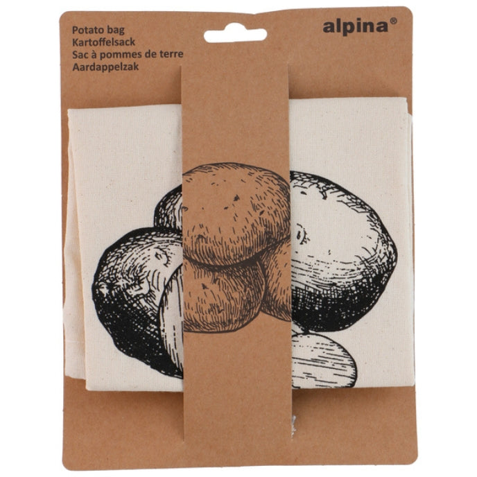 Alpina Potetpose 41x36cm | Oppbevaring i Bomull