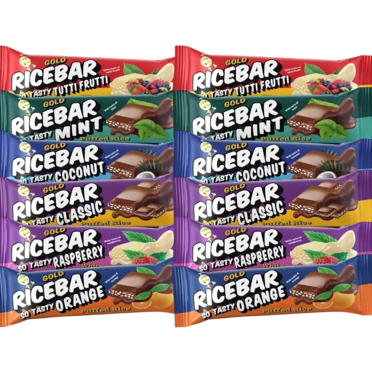 Ricebar So Tasty Mix 10x20g | 5 smaker | Storpakk