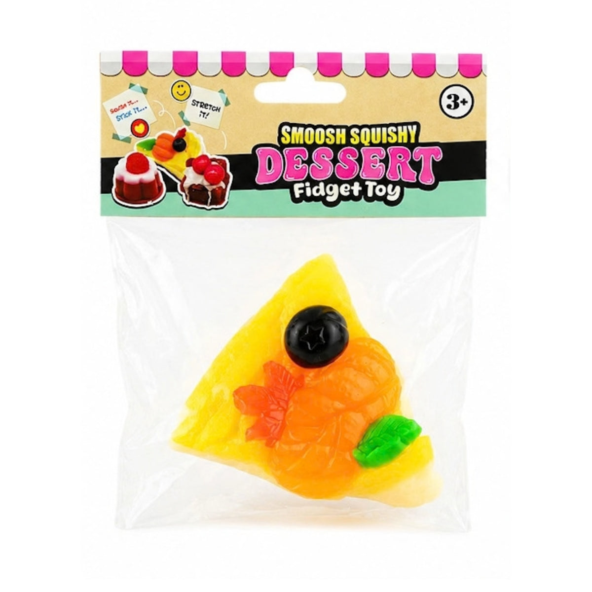 Smoosh Squishy Dessert 8cm | 3 Varianter