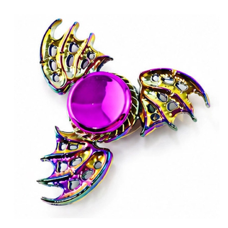 Fidget Spinner Metall Regnbue | 6 Varianter